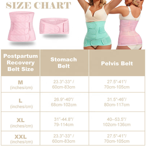 NZMAN C-Section Kemeri Zayıflama Karın Destek Bantları, Bel İnceltici ve Şekillendirici, 2'si 1 Arada Doğum Sonrası İyileştirme Karın Korsesi - Product Image 2