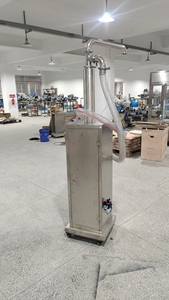 Bomba de pistón neumática de crema líquida de acero inoxidable, máquina de succión, equipo de alimentación de bebidas con fondo de vidrio, <span class=keywords><strong>salsa</strong></span> de tomate - Product Image 5