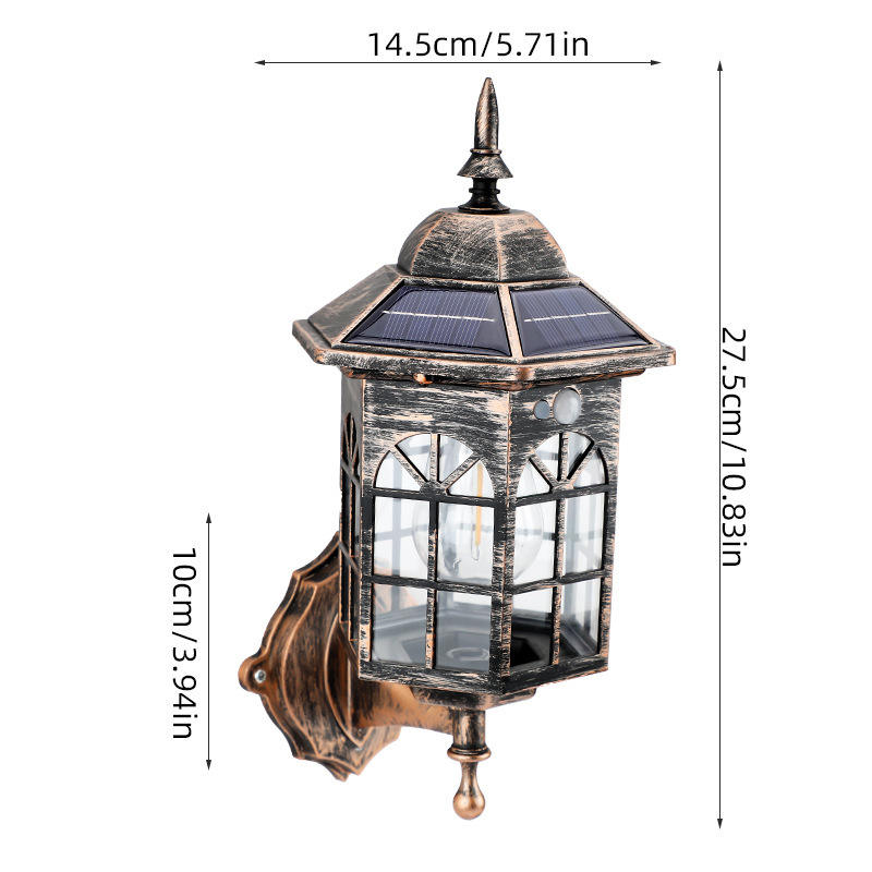 Applique murale antique - bronze vieilli, petit modèle.