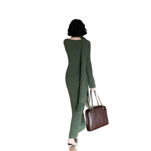 Nuovo Abito in Maglia per Donna, <span class=keywords><strong>un</strong></span> Outfit Autunnale e Invernale <span class=keywords><strong>di</strong></span> Alta Gamma per l'Inizio della Primavera - Product Image 3
