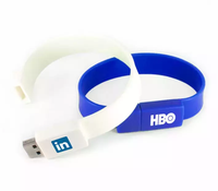 Usb Flash Drive 4GB 8GB 16GB 32GB, Pena Pergelangan Tangan Gelang Warna USB 2.0 64GB