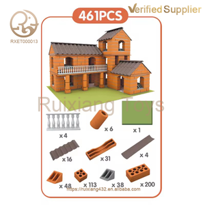 Fourniture d'usine bricolage enfants intérieur playhouse ensemble de construction jouer miniature maison modèle kits jouet maison villa puzzle garçons et filles - Product Image 5