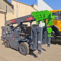 Grue araignée hydraulique mini de 3, 5, 8 et 10 tonnes à télécommande, grue sur chenilles, modèle le plus vendu