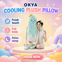 Coussin de sommeil en peluche douce avec fonction de refroidissement, de chauffage et de tapotement pour les filles de 14 ans et plus