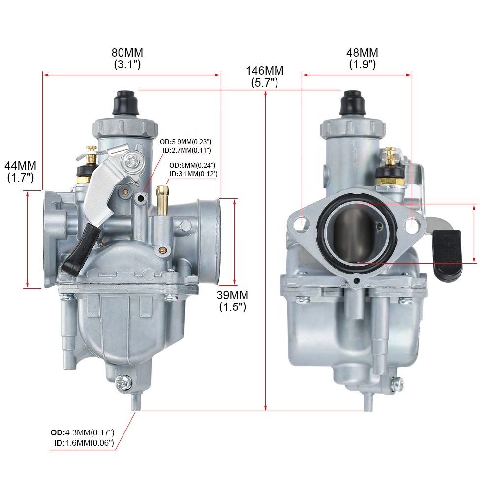 ミクニキャブレター VM22 26mm 110cc 125cc ピットダートバイク ATV ミクニキャブレター VM22 26mm 110cc 125cc ピットダートバイク ATV