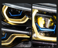 Pour BMW Série 4 F32 F33 F36 F82 F83 2013-2021 Ensemble de phares à LED laser bicolores Euro Plug and Play