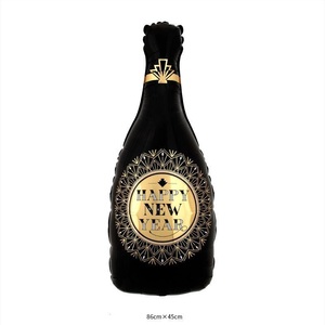 Kit <span class=keywords><strong>de</strong></span> fête du Nouvel An 2027 avec guirlande <span class=keywords><strong>de</strong></span> drapeaux en papier Joyeux Nouvel An, pendentifs spirales, ballons numérotés, décorations <span class=keywords><strong>de</strong></span> ballons <span class=keywords><strong>champagne</strong></span> pour le réveillon du Nouvel An - Product Image 5
