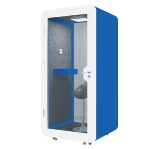 Customized Mini Telephone Box Soundproof Booth for Office Private Calling Pod Movable Reading Studio Silence Quite meeting Room