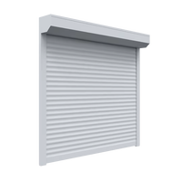 Volets roulants d'extérieur en aluminium pour fenêtres Volets roulants d'extérieur en forme d'ouragan pour fenêtres