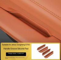 Pour Jetour G700 : Coussinets en silicone antidérapants pour rainures de poignées de porte et boîtes de rangement quatre portes, fournitures de modification intérieure