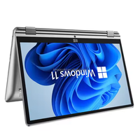 Ordinateur portable convertible 2-en-1 Yoga 360 degrés avec écran tactile FHD de 11,6 pouces, panneau IPS SSD, double carte graphique, Windows 11 Pro, tout neuf