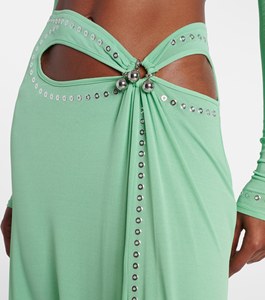 <span class=keywords><strong>Ensemble</strong></span> <span class=keywords><strong>Chic</strong></span> Complet pour Femme 2026 – <span class=keywords><strong>Ensemble</strong></span> Sexy Femme avec Crop Top Évidé <span class=keywords><strong>et</strong></span> <span class=keywords><strong>Jupe</strong></span> <span class=keywords><strong>Longue</strong></span> à Fente Haute – Tenue Décontractée d'Été 2 Pièces Élégante pour Femme - Product Image 4