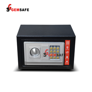 Gemsafe an ninh máy tính xách tay kích thước kỹ thuật số mật khẩu nhỏ điện tử thông minh mini phòng tiền gửi chìa khóa khách sạn an toàn hộp đen trắng LED cơ thể - Product Image 1