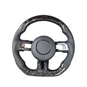 Volant sport en fibre de carbone forgé sur mesure avec écran LED chauffant pour Ford Mustang GT350R 2015 2016 2017 <span class=keywords><strong>2018</strong></span> 2019 2020 2021 - Product Image 3