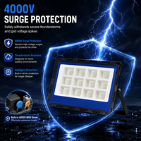 Projecteur LED économique 400W-1000W équivalent, étanche IP65, modulaire, pour extérieur, avec protection contre les surtensions 4000V