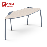 MINYI DOME Mobilier scolaire polyvalent de haute qualité Design spécial Double bureau de formation collaboratif Utilisation en classe