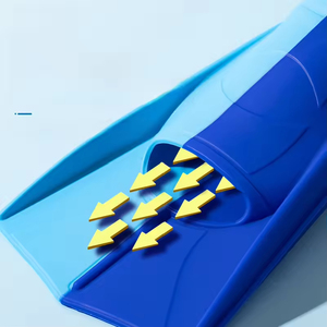 Nuevas Aletas Cortas de Silicona para Niños para Nado Libre y Equipo de Buceo Ligero para Adultos - Product Image 4