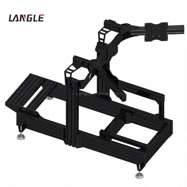 Diy Aluminum Seat Complete 4 -Axis VR Flight Simulator Aluminum Sim Racing Cockpit Driving Game Machine for Outdoor Training
