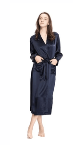 Lusso 100% stampa di <span class=keywords><strong>seta</strong></span> <span class=keywords><strong>camicia</strong></span> <span class=keywords><strong>da</strong></span> <span class=keywords><strong>notte</strong></span> in <span class=keywords><strong>pizzo</strong></span> - Product Image 6