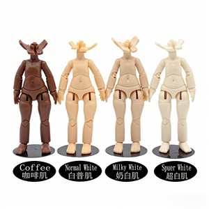 カスタムワンツーディブス<span class=keywords><strong>BJD</strong></span>ドール可動関節付き樹脂製クラフトフィギュア小型スタチュー - Product Image 5