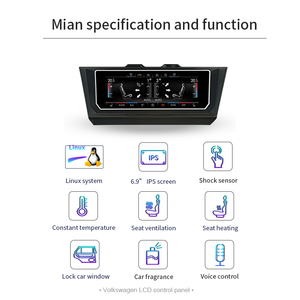 Bảng Điều Khiển AC Ô Tô Màn Hình LCD Kỹ Thuật Số Điều Khiển Khí Hậu Xe Hơi Cho Volkswagen Arteon - Product Image 5