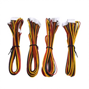 SH-32 工厂定制 5mm 1.5mm XH2.5 JST 1007 24AWG 彩色 6P 橡胶护套线束电缆组件 12V - Product Image 3