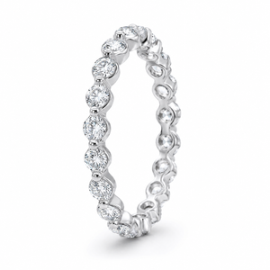 Anello dal Design a Fascia Intera, Stile Semplice, Anello da Dito per Donne - Product Image 1