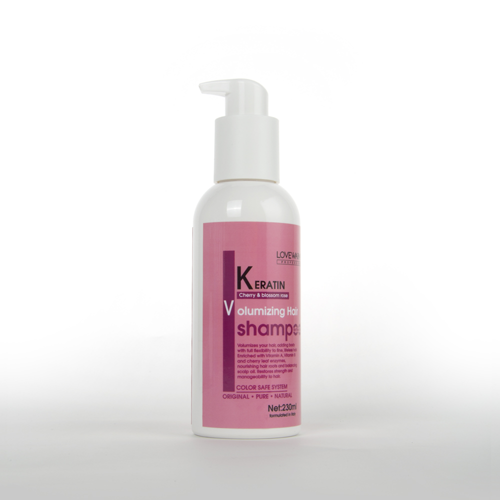 Кератиновый шампунь для объема