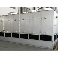 Tour de refroidissement fermée de type condenseur évaporatif à économie d'eau industrielle de 1500 kW