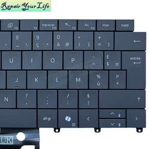 คีย์บอร์ดแล็ปท็อปสำหรับ Dell <span class=keywords><strong>Pro</strong></span> <span class=keywords><strong>MAX</strong></span> <span class=keywords><strong>14</strong></span>แป้นพิมพ์0694D5 MA14250พรีเมี่ยมรุ่นใหม่ของแท้สีเทา - Product Image 3