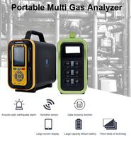 Analyseur de pureté multi-gaz portable numérique LCD haute précision SKZ2050D-CO infrarouge CO2 SO2 NOX avec alarme sonore, personnalisable OEM