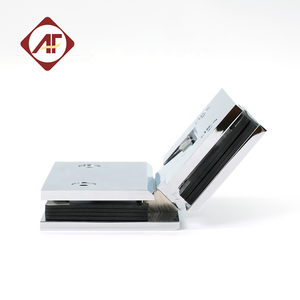 Anfu hiện đại 135 độ che giấu nội thất kính xoay cửa bản lề 10mm satin kết thúc phần cứng cửa sổ bằng đồng với vòi hoa sen mùa xuân - Product Image 5