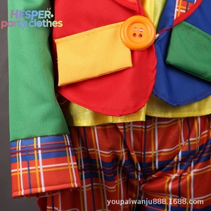 Disfraz de Payaso Adulto HESPER para Cosplay y Juego de Roles, Conjunto de Mono y Vestido para Fiestas de Cumpleaños y Carnavales - Product Image 3