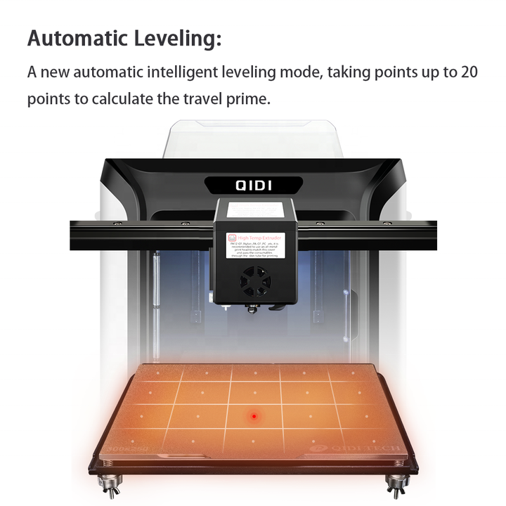 QIDI TECH X-CF Pro工業用グレード3Dプリンター、カーボンファイバーと 
