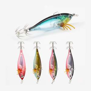 Hunthouse-señuelo Artificial de calamar <span class=keywords><strong>y</strong></span> Camarón, <span class=keywords><strong>Sepia</strong></span>, pescado, agua salada, cebo duro de pesca marina, 7cm, 5,5g - Product Image 1