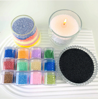 Vente en gros Nouveau Design Parfum Non Toxique Granulé Sable Coloré DIY Bougie Parfumée Sable Cire