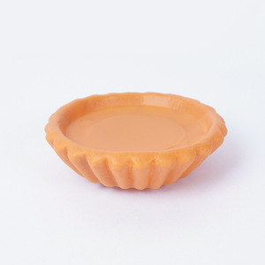 Simulated Cantonese <b>egg</b> tart crust props, handmade food toys, cake materials, dollhouses, light clay containers, kitchenware - Product Image 5