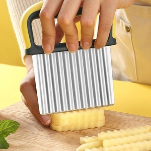 Accessori per Gadget da cucina industriale in acciaio inox manuale coltello ondulato per taglio di patate e <span class=keywords><strong>carote</strong></span> - Product Image 1