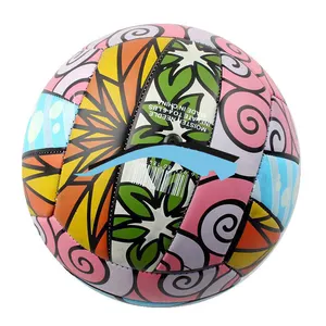 雷盖软泡沫排球彩色尺寸5定制沙滩球充气排球球