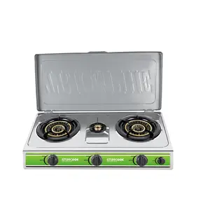 Low Price Reasonable Price Stainless Steel Cooking White Gas Stove Components With Cover