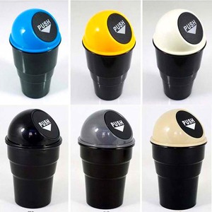 Mini Xách Tay Xe Thùng Rác Có Thể Tự Động Giữ Chai Thực Tế Thùng Rác Có Thể Với Đẩy Dấu Hiệu - Product Image 3