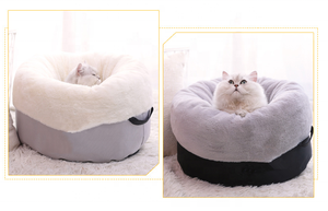 Hohe Qualität Katze Bett Neue Design Weichen Kleinen Hund Bett Waschbar Runde Pet Bett mit Abnehmbare abdeckung - Product Image 6