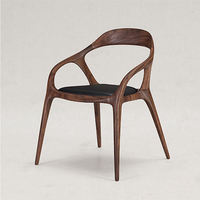 Chaise de salle à manger classique rétro en bois de frêne, design simple, fauteuil en bois de haute qualité, vente chaude, mobilier de maison