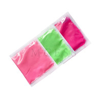 Pigment phosphorescent en gros MCESS, poudre de couleur néon fluorescente, peinture qui brille dans le noir