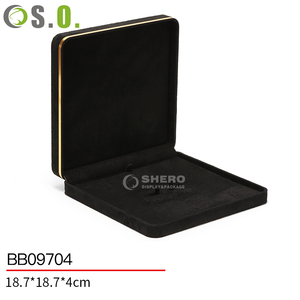 High Quality Pink Velvet Jewelry Box Set Soft Lined for <b>Rings</b> Earrings Necklaces Custom Logo Acceptable Factory Direct Wholesale - Product Image 3