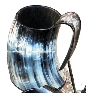Best Quality Viking drinking Horn Mug /Drinking Horn Tankard