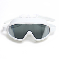 Lunettes de natation pour enfants à grande monture, revêtement miroir, anti-buée, protection UV400, masque de natation pour enfants et juniors