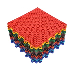 Mattonelle di plastica ad incastro modulari multifunzionali per campi sportivi da basket all'aperto - Product Image 3
