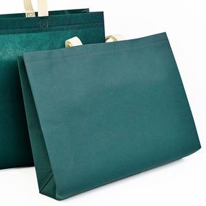 Tissu non tissé laminé de sac à poignée en gros de haute qualité avec logo personnalisé réutilisable <span class=keywords><strong>pour</strong></span> l'emballage des courses de chaussures d'épicerie - Product Image 5