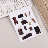 Autocollant d'étiquette transparent holographique en résine époxy UV 3D personnalisé, autocollant rond en PVC imperméable, logo personnalisé, forme personnalisée